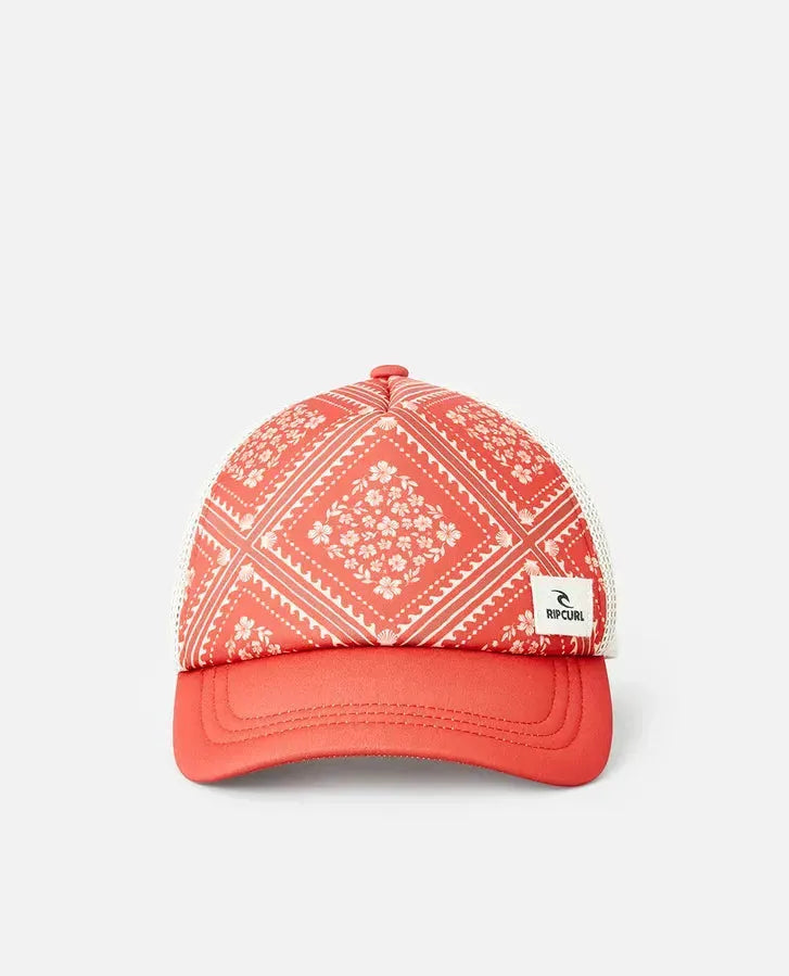 Ripcurl Women's Mixed Trucker Hat Rust pic 7 | SoHa Surf Shop
