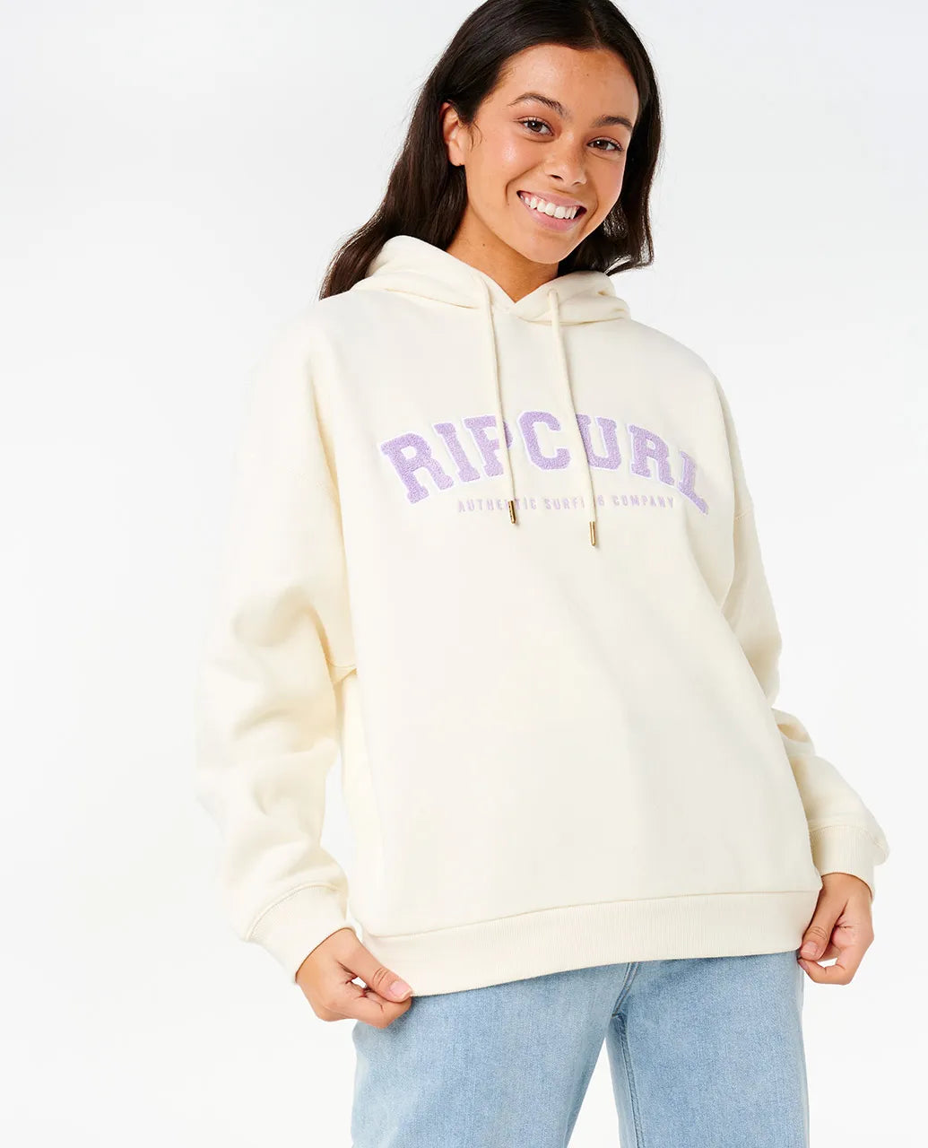 Ripcurl Women's Varsity Hoodie - Bone