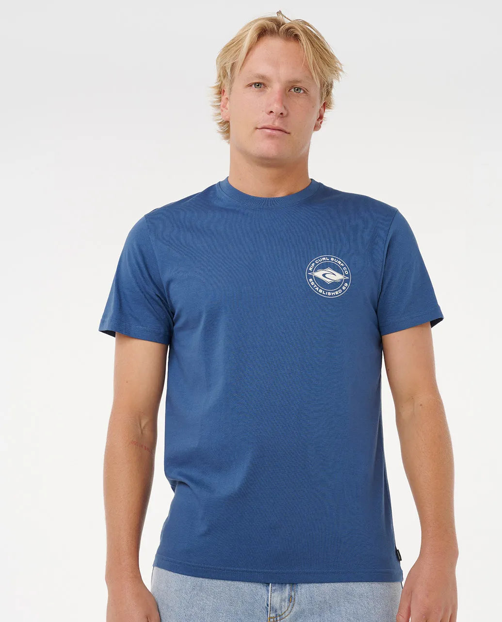 Ripcurl Men’s Staple Tee - Light Navy
