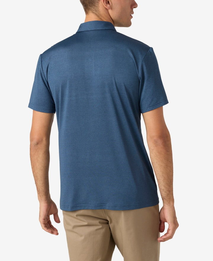 O'Neill Men's Traveler Upf Short Sleeve Polo Shirt - Navy Heather 4