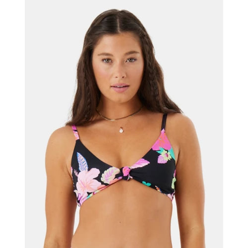 Roxy Wanderlust Tab Bralette Swim Top Multi