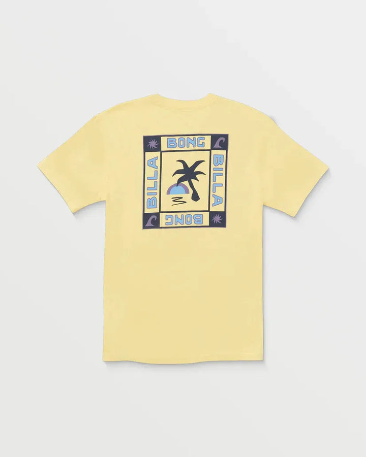 Billabong Men's Window Premium Tee Papaya pic 6 | SoHa Surf Shop