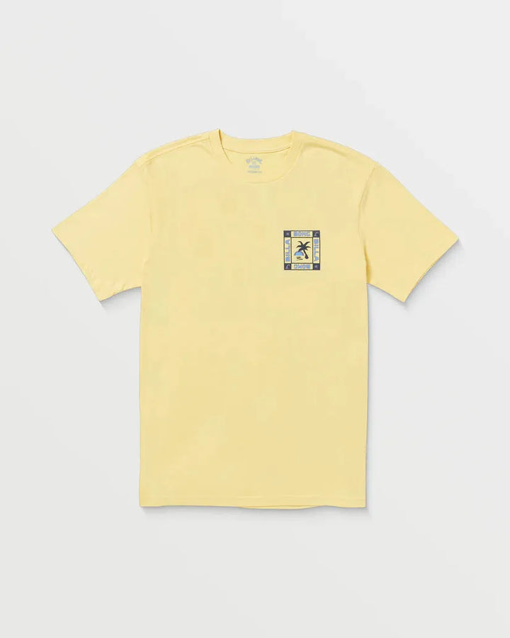 Billabong Men's Window Premium Tee Papaya pic 7 | SoHa Surf Shop