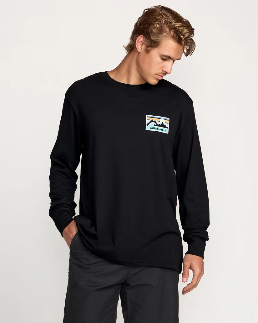 Billabong Men's A/Div Range Long Sleeve - Black