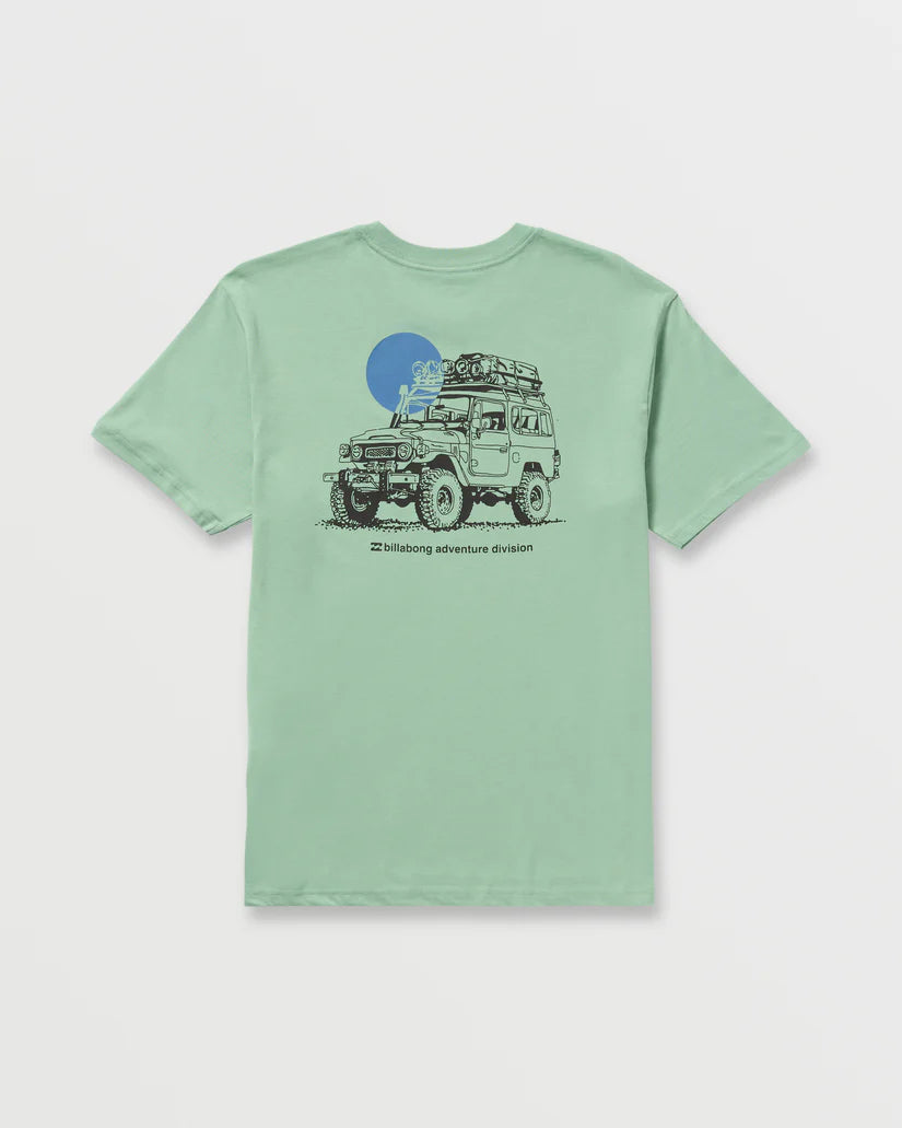 Billabong Men's Making Tracks ADiv Tee - Mist Green 3