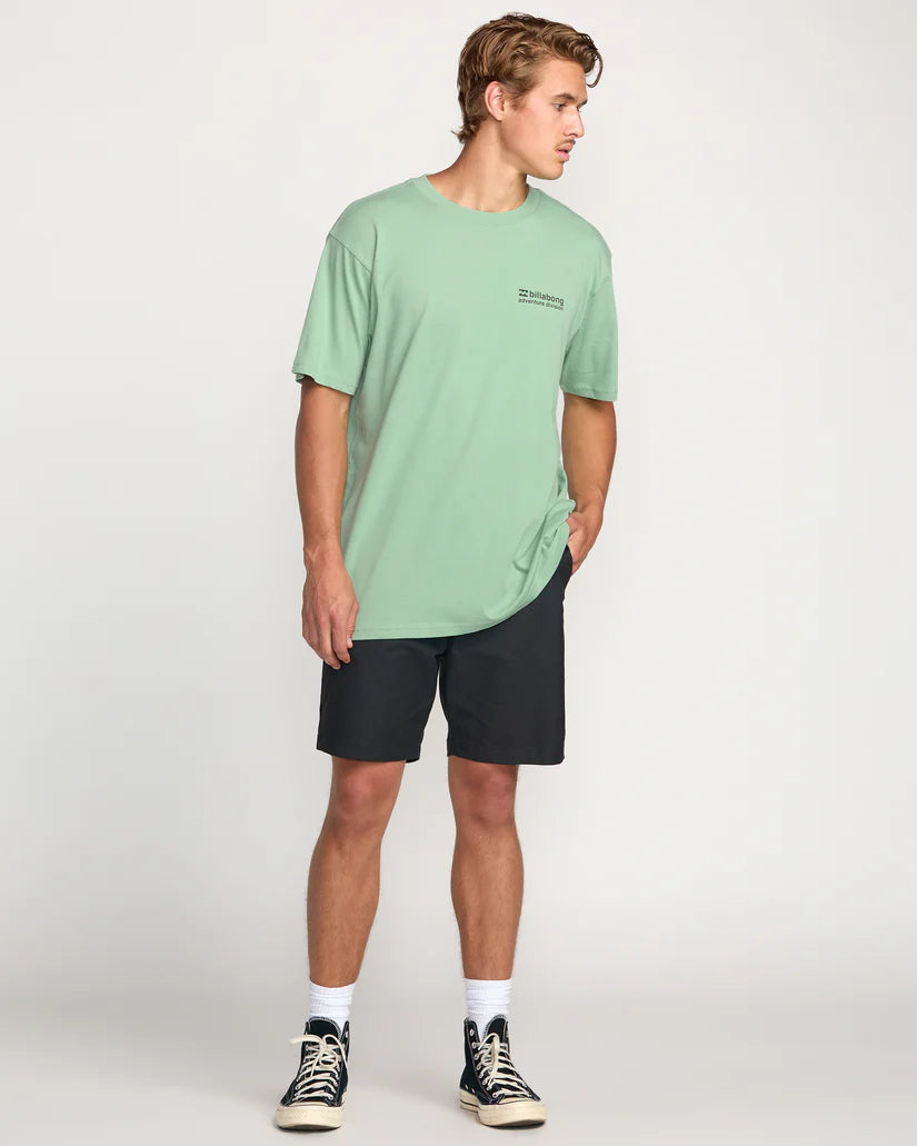 Billabong Men's Making Tracks ADiv Tee - Mist Green 5