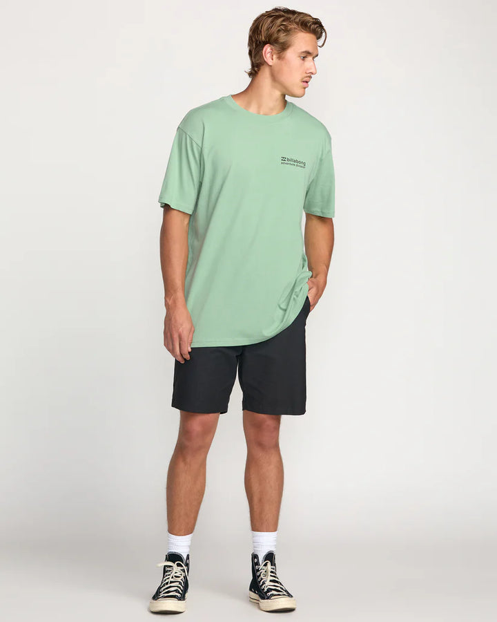 Billabong Men's Making Tracks ADiv Tee - Mist Green 5