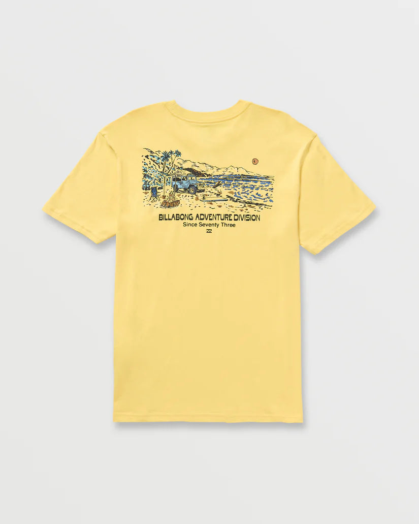 Billabong Men's Setup ADiv Tee - Lemon 3