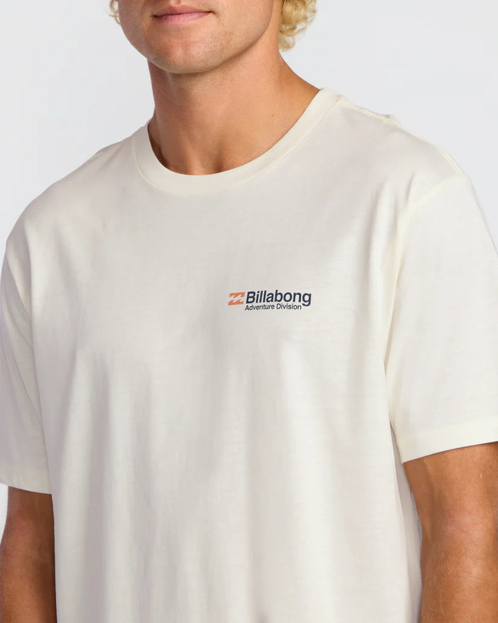 Billabong Men’s Abandon A/Div Tee  Off White 5
