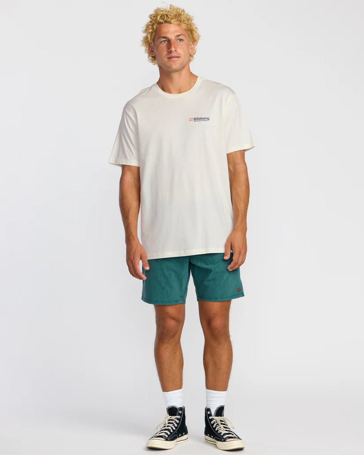 Billabong Men’s Abandon A/Div Tee  Off White 4
