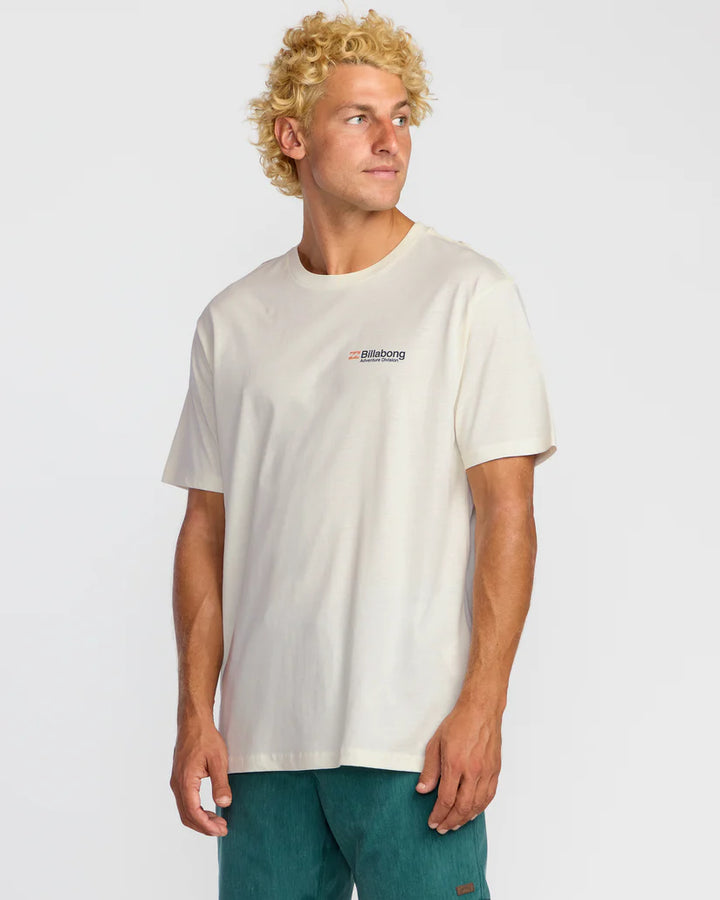 Billabong Men’s Abandon A/Div Tee  Off White 3