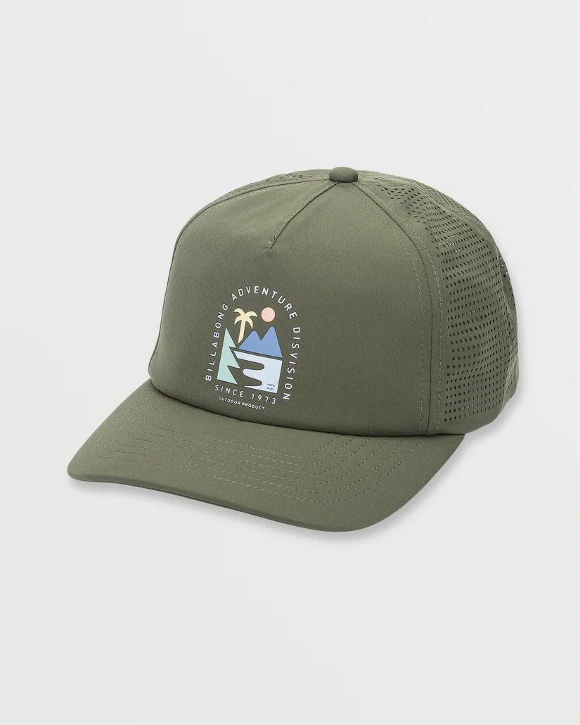 Billabong Men's ADiv Tech Trucker Cap - Militant
