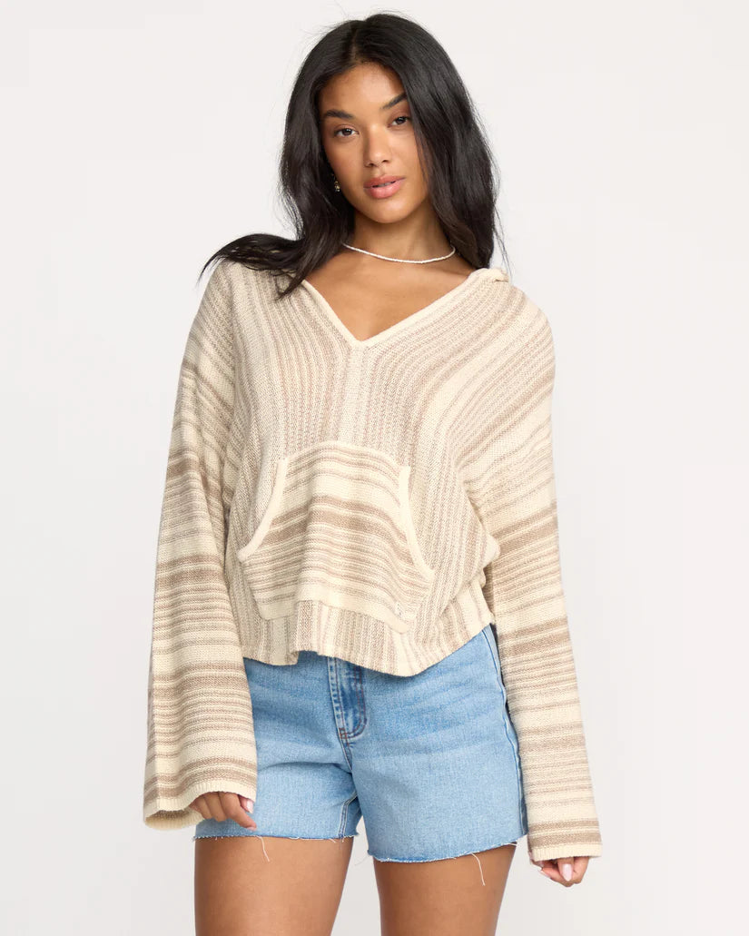 Billabong Women's Baja Beach Sweater - Cobblestone