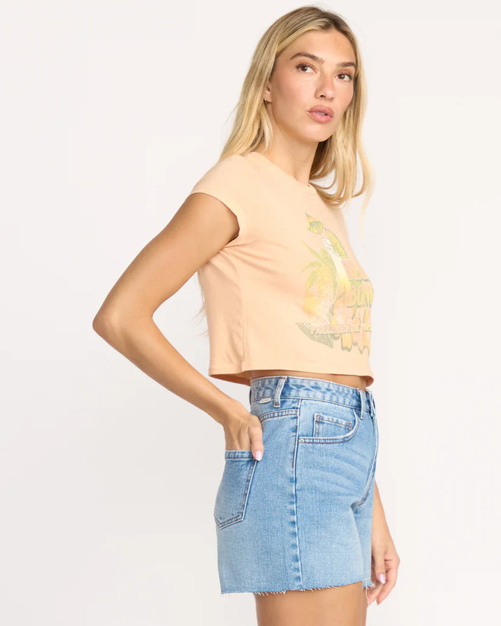 Billabong Women's Vacay Awaits Tee - Sunstone 2