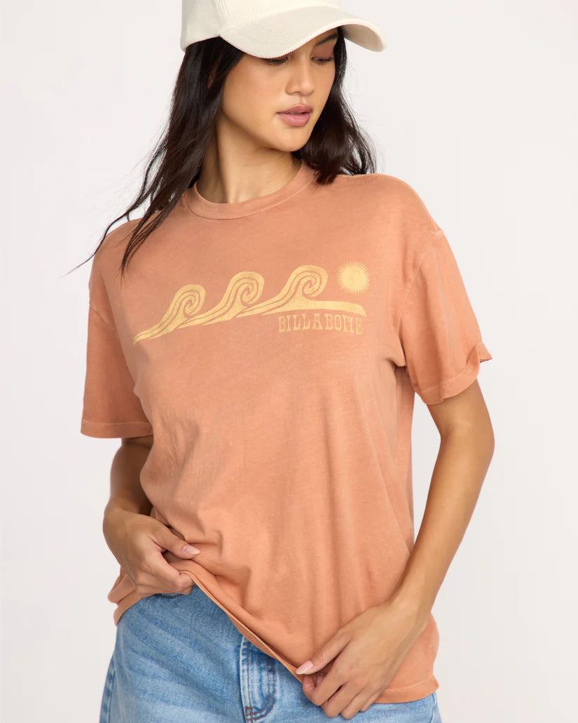 Billabong Women’s Walking Fast Tee - Sunburnt 4