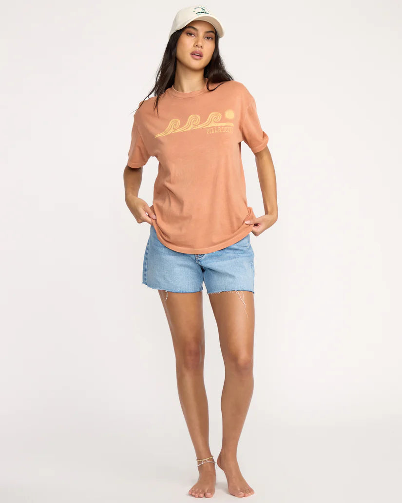 Billabong Women’s Walking Fast Tee - Sunburnt 3