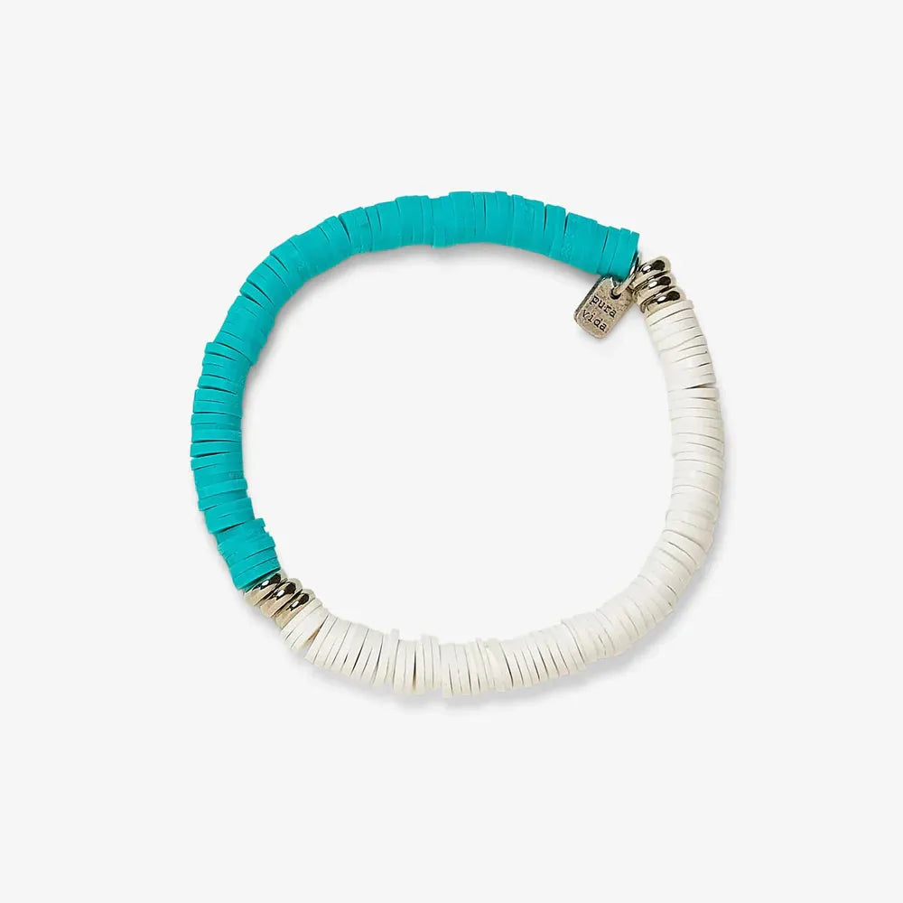 Pura Vida Darling Stretch Bracelet Silver pic 5 | SoHa Surf Shop