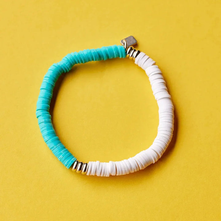 Pura Vida Darling Stretch Bracelet Silver pic 2 | SoHa Surf Shop