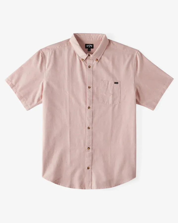 Billabong Men's All Day Button Shirt Dusty Pink pic 11 | SoHa Surf Shop