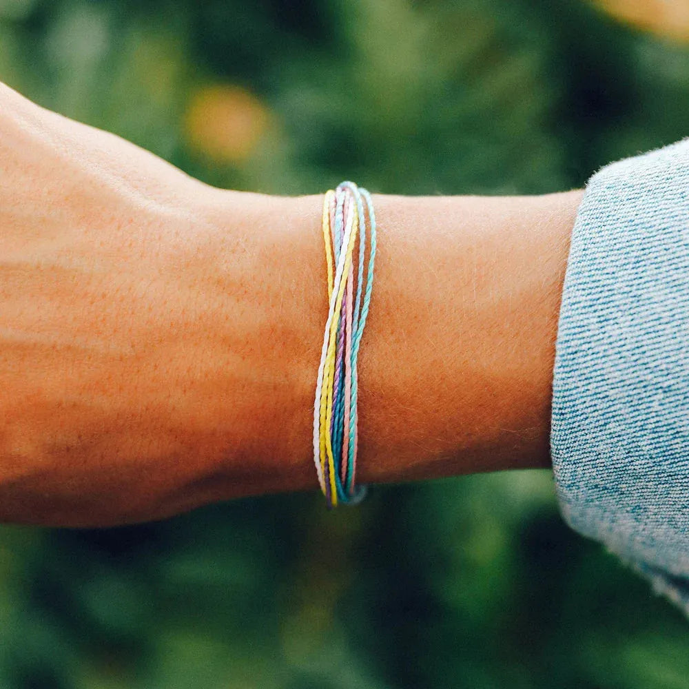 Pura Vida Spread Kindness Bracelet Korg pic 1 | SoHa Surf Shop