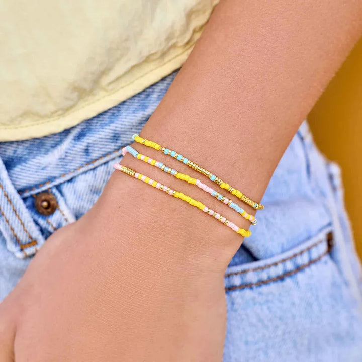 Pura Vida Sunset Beach Stretch Bracelet Set Sunset Beach pic 1 | SoHa Surf Shop