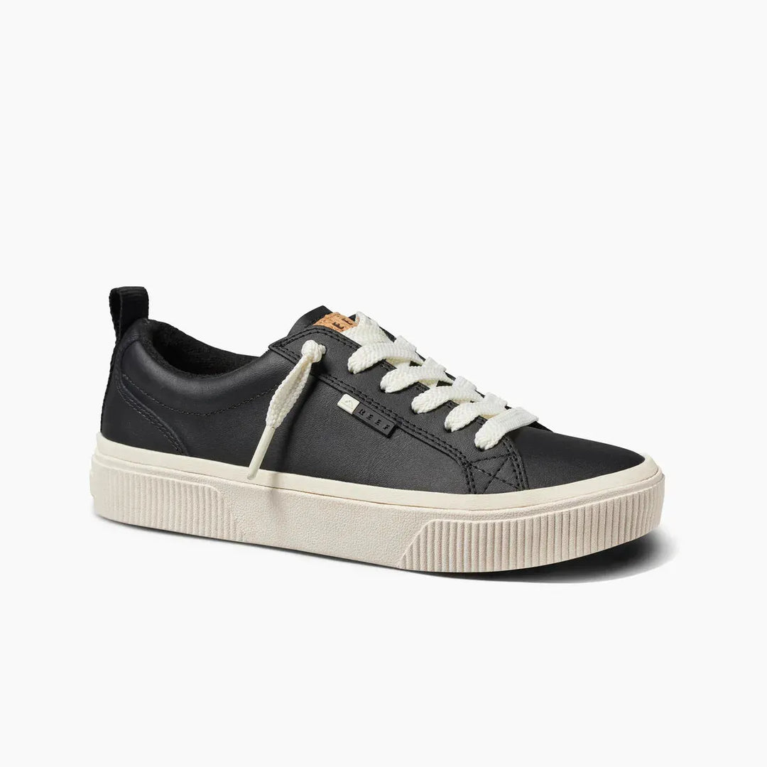 Reef Women's Lay Day Dawn Shoes Black Leather pic 12 | SoHa Surf Shop
