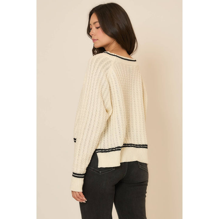 Soft Cable Knit Oversize Sweater3