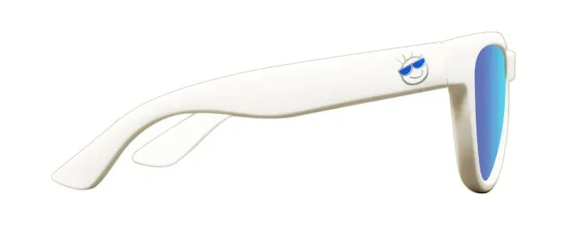 Classic Kid Polarized Sunglasses (8-12) White Cloud/Blue pic 5 | SoHa Surf Shop