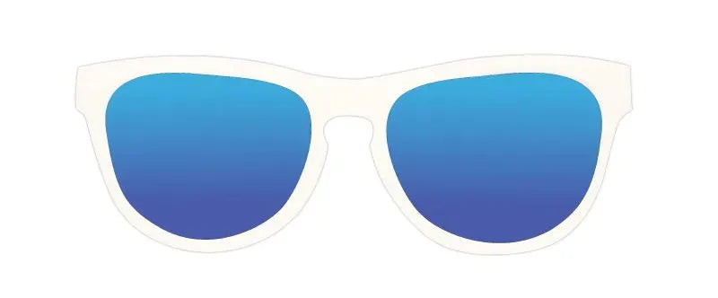 Classic Kid Polarized Sunglasses (8-12) White Cloud/Blue pic 4 | SoHa Surf Shop