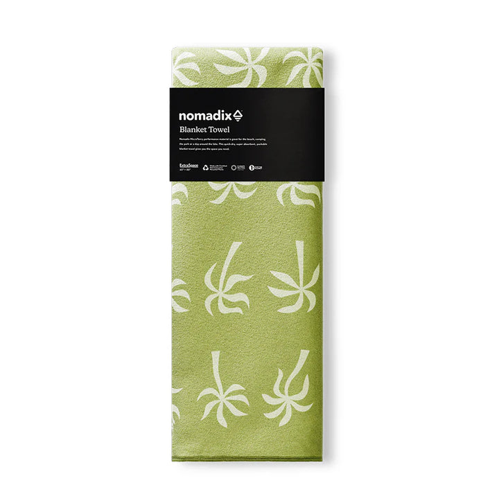 Nomadix Blanket Towel: Breezy Palms Olive 2