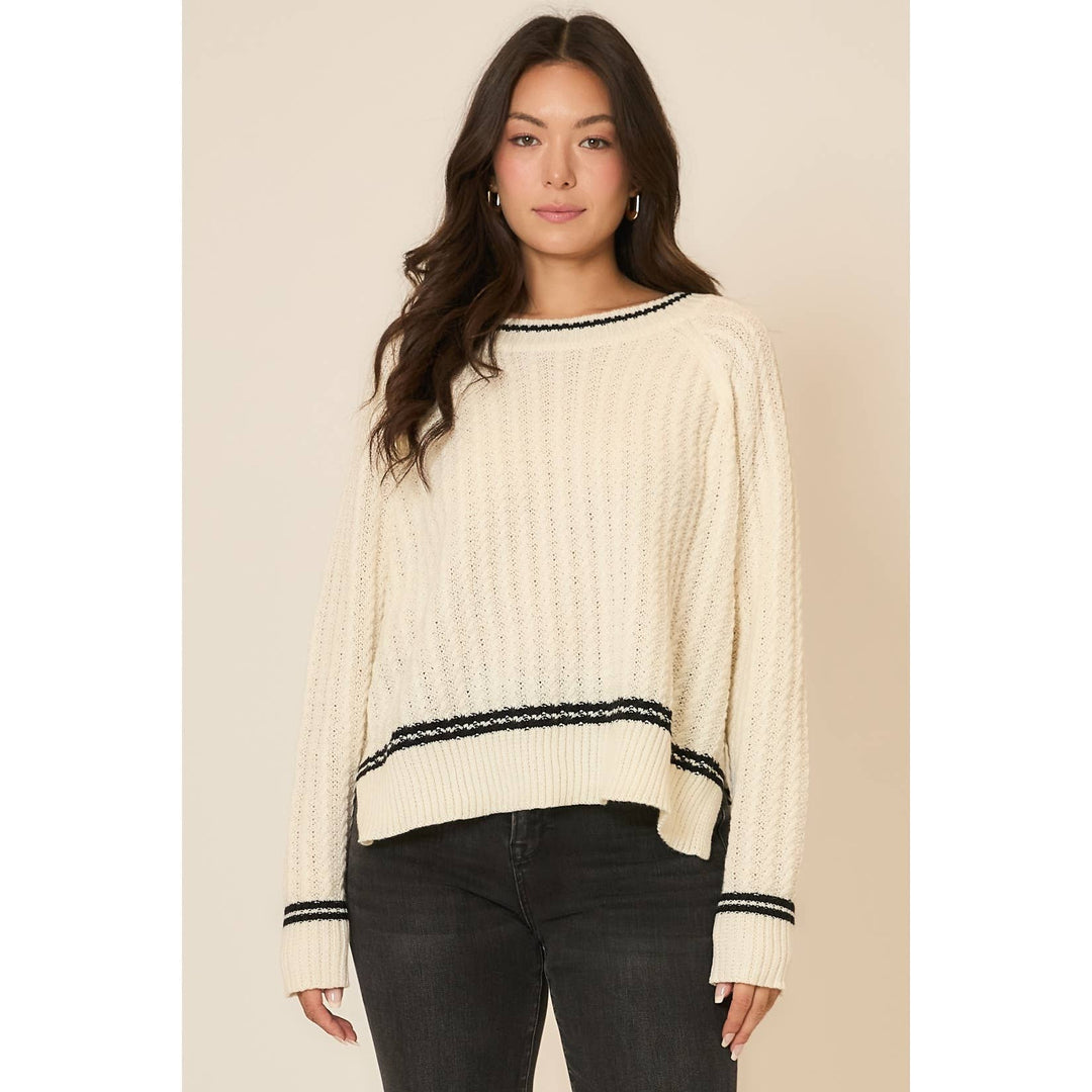 Soft Cable Knit Oversize Sweater4