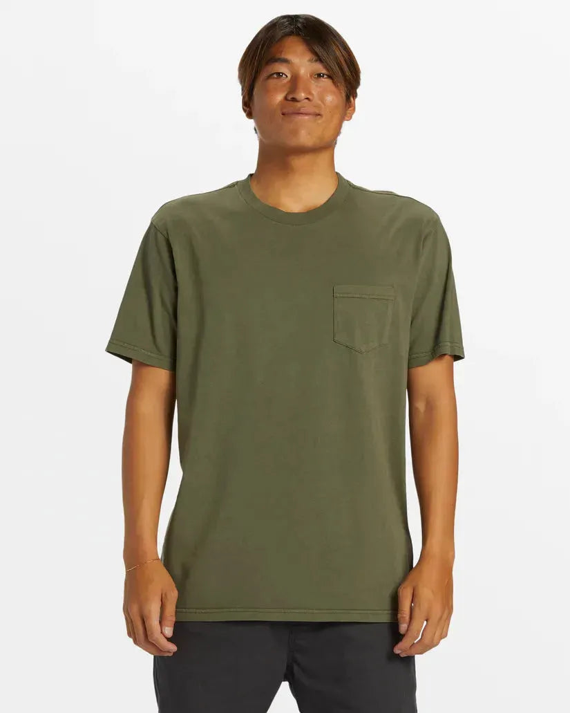 Quiksilver Men's Salt Water Pkt Tee Grape Leaf pic 21 | SoHa Surf Shop