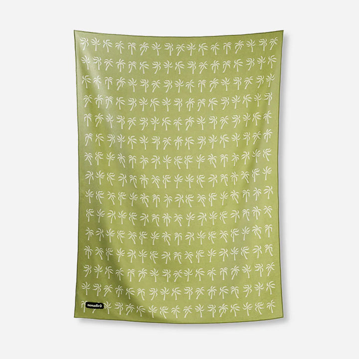 Nomadix Blanket Towel: Breezy Palms Olive