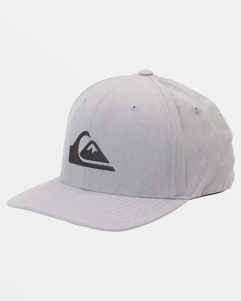 Quiksilver Men’s Amped Up Flexfit Cap - Sleet Gray heather