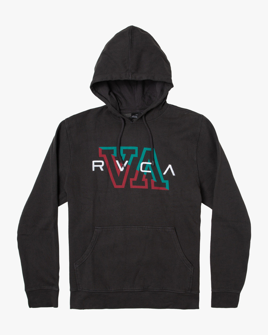 Rvca Mens Hampton Pullover Hoodie Black pic 1 | SoHa Surf Shop