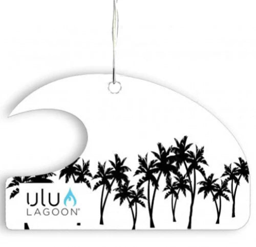 Ulu Lagoon Black Palms Coconut Surf Wax Scented Wave Air Freshener Default Title pic 1 | SoHa Surf Shop