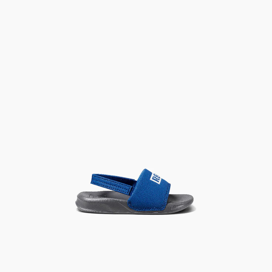 Reef Boys Little One Slide Sandals - Reef Grey/Blue 1