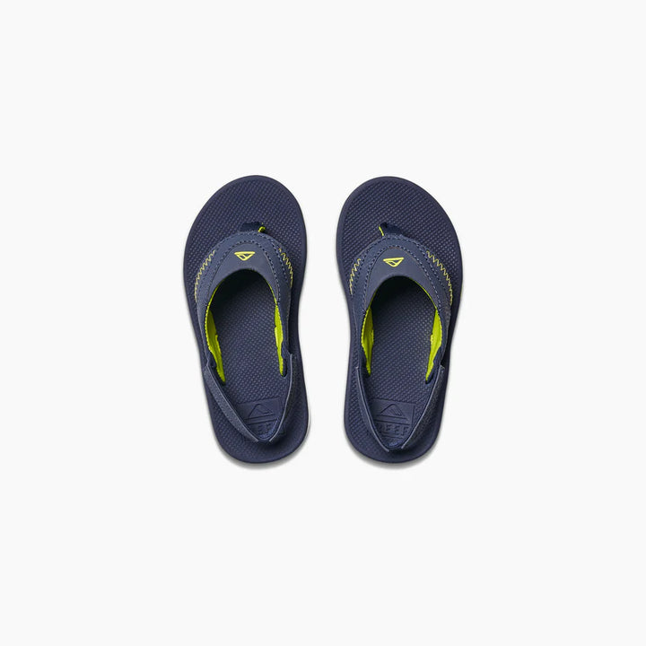 Reef Boys Little Fanning Sandals - Lime/Navy 1