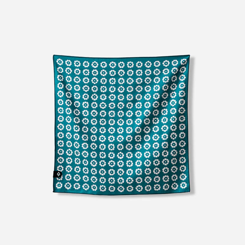 Nomadix Bandana Towel: Fresh Flowers Teal