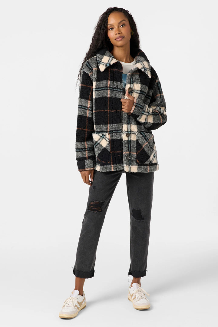 Oneill Women's Huxlee Printed Jacket - Black 2