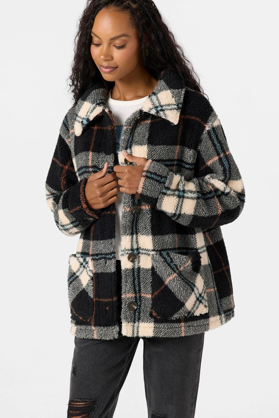 Oneill Women's Huxlee Printed Jacket - Black 5