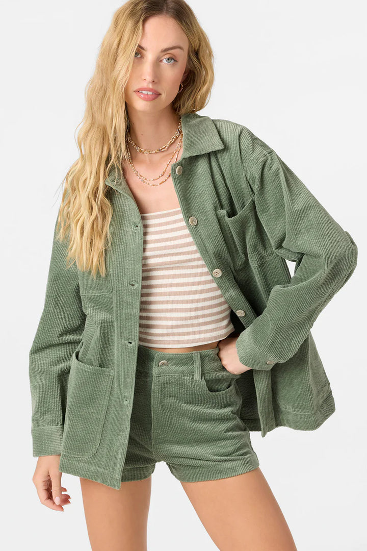 Oneill Women's Langford Shacket - Sea Spray