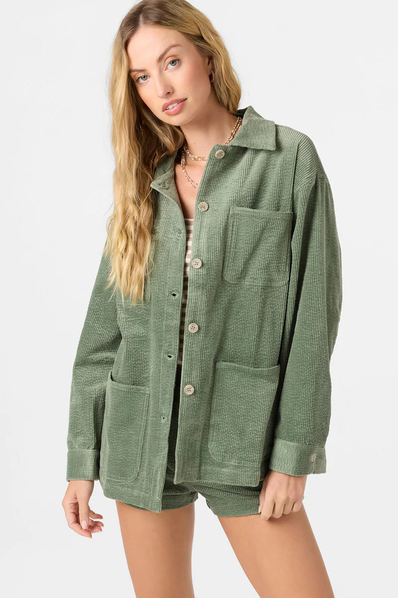 Oneill Women's Langford Shacket - Sea Spray 4