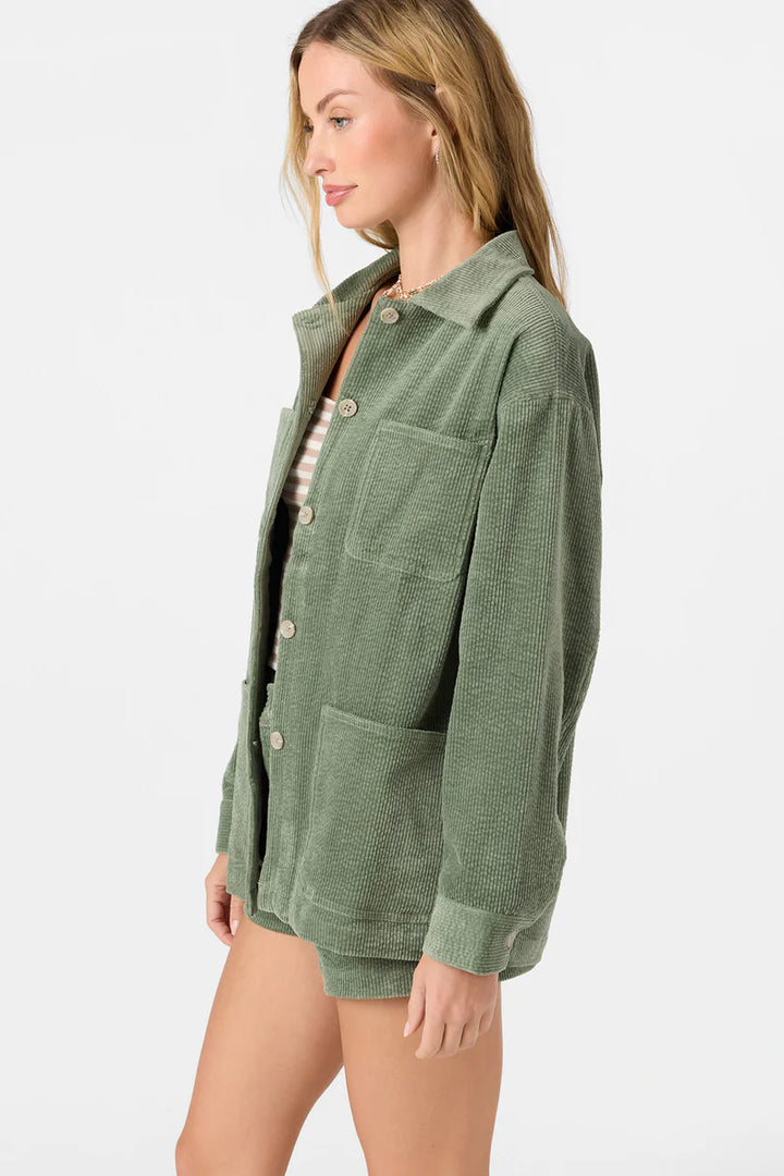 Oneill Women's Langford Shacket - Sea Spray 5