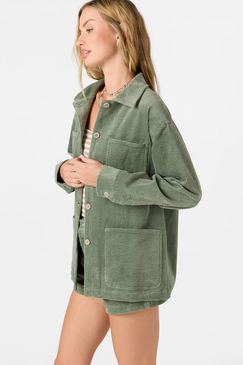 Oneill Women's Langford Shacket - Sea Spray 7