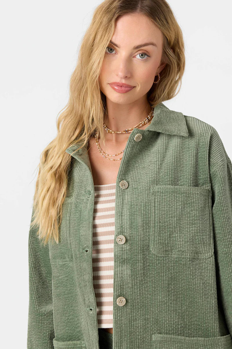 Oneill Women's Langford Shacket - Sea Spray 3