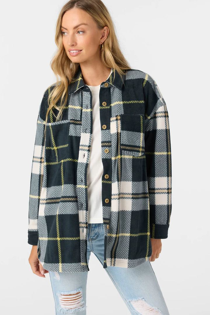 Oneill Women’s Rune Superfleece Long Sleeve - Slate 2