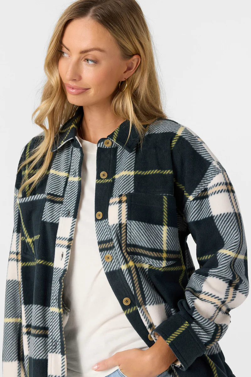 Oneill Women’s Rune Superfleece Long Sleeve - Slate 3