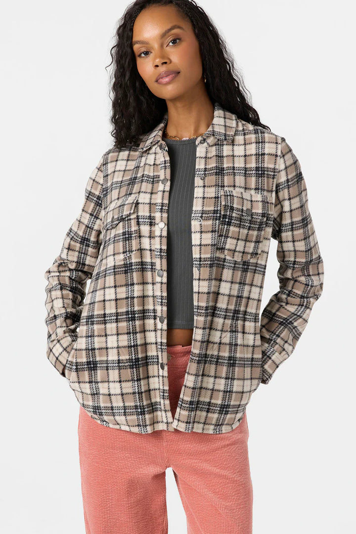 Oneill Women's Zuma Superfleece Long Sleeve - Dune 5