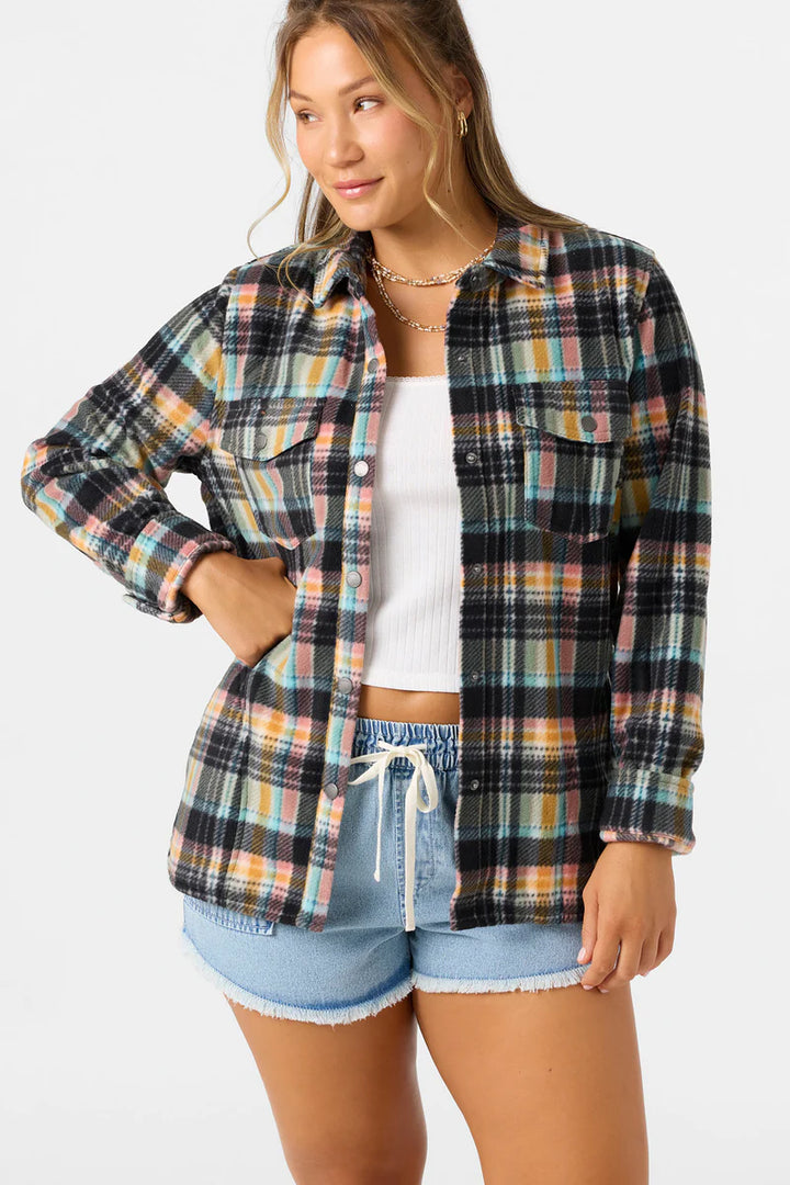 Oneill Women's Zuma Superfleece Long Sleeve - Sea Spray 2